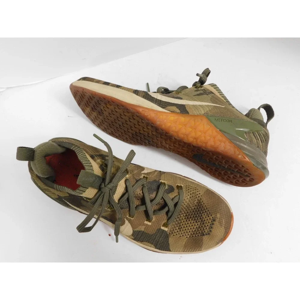 Nike Shoes Metcon DSX Flyknit  Army Camo Olive Green 924423-300 Mens 10.5 M